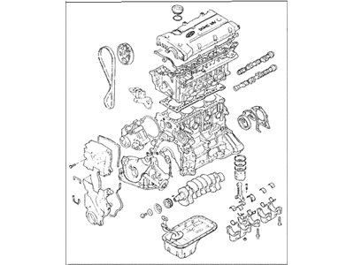 Hyundai 21101-23G00 Engine Assembly-Sub