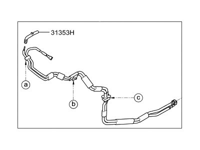 Hyundai 31301-D2250 Tube Assembly-Fuel,Front