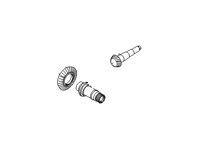 Hyundai 47339-3D500 Shaft Set-Hypoid Gear