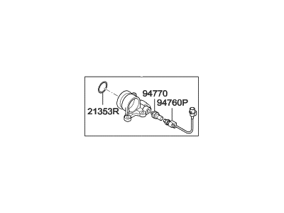 Hyundai 21160-3LTA0 Assembly-Oil Cover & Op Sensor Har