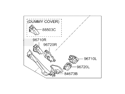 Hyundai 96710-2V500-PD5 Steering Remote Control Switch Assembly