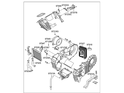 Hyundai 97900-3J200 Air Conditioner Unit-Rear