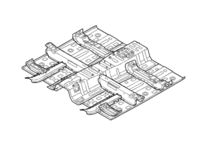 Hyundai 65100-G7000 Panel Assembly-Floor,Center