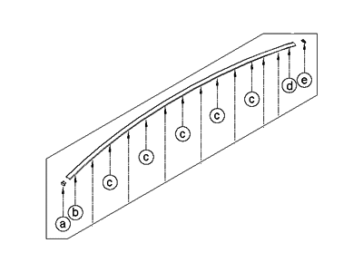 Hyundai 87210-B1000 Moulding Assembly-Roof,LH