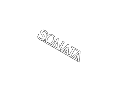 Hyundai 86310-3D000 Sonata Emblem