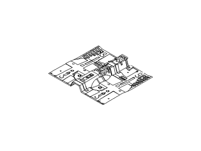 Hyundai 65111-0A000 Panel-Center Floor