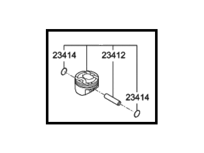 Hyundai Piston - 23041-2BCA0