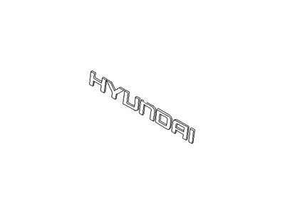 Hyundai 86321-3K000 Emblem