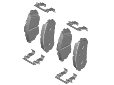 2023 Hyundai Elantra Brake Pad Set - 58101-AAA01