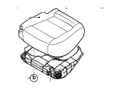 2015 Hyundai Equus Seat Cushion - 89110-3N750