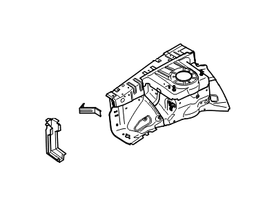 Hyundai 64502-3L101 Panel Assembly-Fender Apron,RH