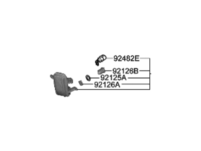 Hyundai Ioniq 6 Back Up Light - 92406-KL100