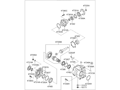 Hyundai 47300-3B600 Transfer Assembly