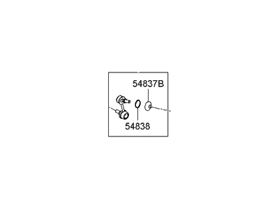 Hyundai 55530-3K001 Link Assembly-Rear Stabilizer