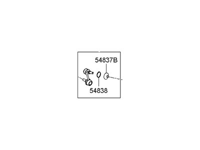 2010 Hyundai Azera Sway Bar Link - 55530-3K001