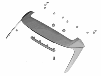2022 Hyundai Tucson Spoiler - 87210-N9000-R4G
