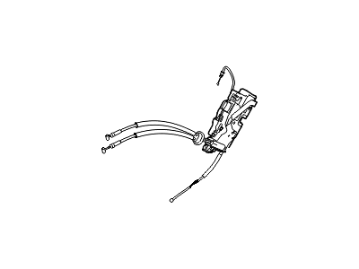 Hyundai Equus Tailgate Lock Actuator Motor - 81420-3N010