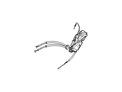 Hyundai 81420-3N030 Latch & Actuator Assembly-Rear Door,RH