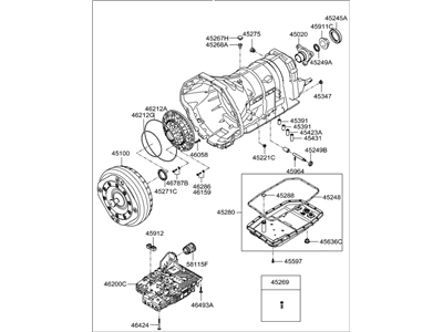 Hyundai 45000-49200 Ata & Torque Converter Assembly