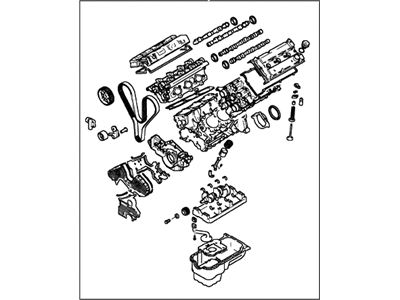 Hyundai 21101-37A00 Engine Assembly-Sub