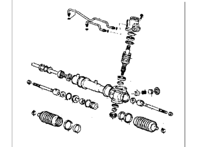Hyundai Excel Rack And Pinion - 57700-24000