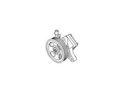 2008 Hyundai Genesis Coupe Power Steering Pump - 57100-2M000