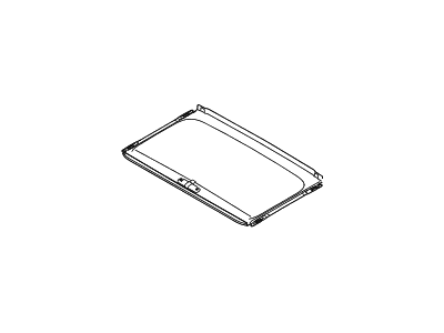 Hyundai 81666-F2001-TTX Sunshade Assembly-Sunroof