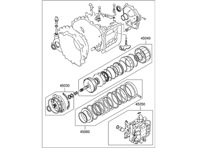 2008 Hyundai Santa Fe Automatic Transmission Overhaul Kit - 45010-39H00