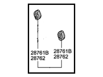 2017 Hyundai Sonata Muffler - 28650-C2400