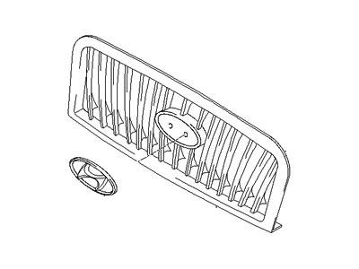 2003 Hyundai Sonata Grille - 86350-3D010