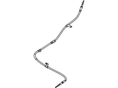 2012 Hyundai Santa Fe Parking Brake Cable - 59770-1U550