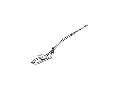 2010 Hyundai Santa Fe Parking Brake Cable - 59750-2B600