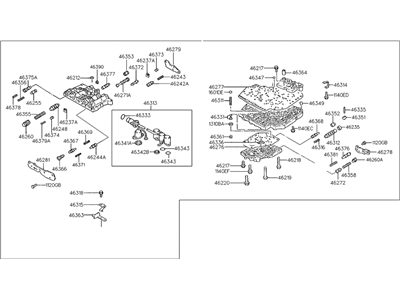 Hyundai Excel Valve Body - 46210-36001