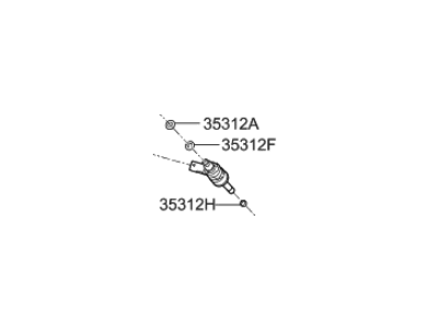 Hyundai Genesis G90 Fuel Injector - 35310-3L000