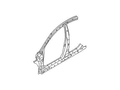 Hyundai 71140-3Q000 Reinforcement Assembly-Side Outer RH