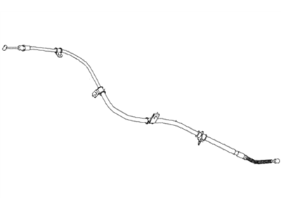 2001 Hyundai Elantra Parking Brake Cable - 59760-2D010