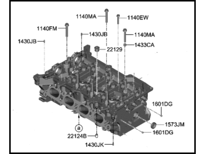 2021 Hyundai Elantra Cylinder Head - 208L5-2JK00