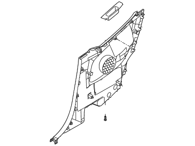 Hyundai 85510-2V100-RY Trim Assembly-Quarter Inner LH