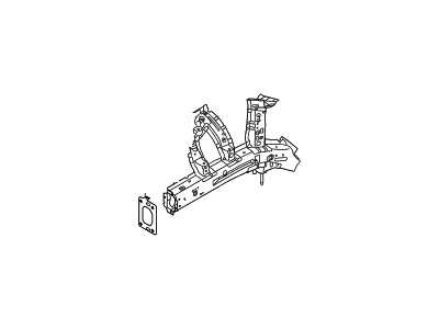 Hyundai 64620-F2000 Member Assembly-Front Side Inner Compartment