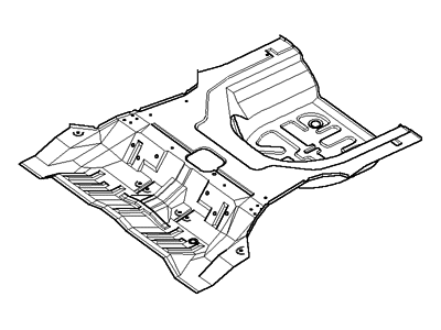 2001 Hyundai Sonata Floor Pan - 65511-38100