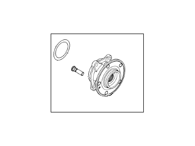 Hyundai 51750-3J000 Wheel Hub Assembly