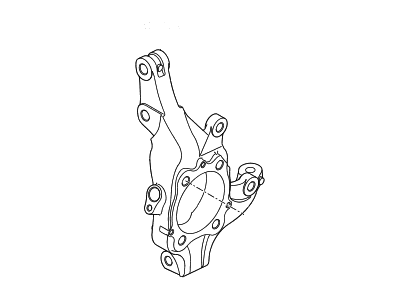 2015 Hyundai Santa Fe Sport Steering Knuckle - 51715-2W000