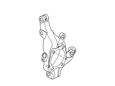 Hyundai 51715-2W500 Knuckle-Front Axle,LH