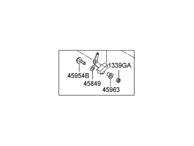 Hyundai 45932-49300 Lever-Automatic Transaxle Manual Control