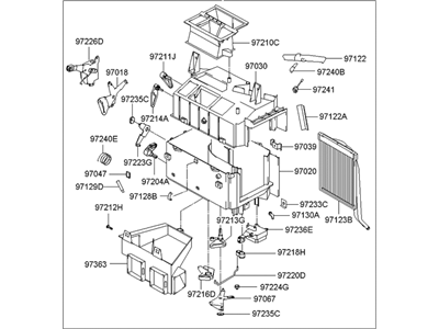 Hyundai 97200-26200 Heater Unit