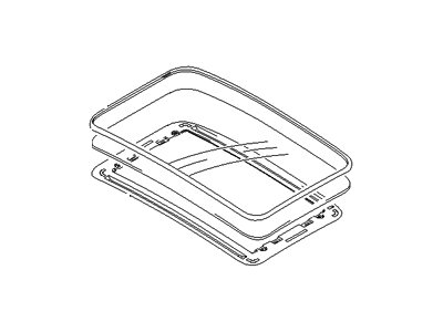 Hyundai 81610-39000 Sunroof Glass Panel Assembly