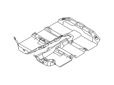 Hyundai 84260-4W100-9P Carpet Assembly-Floor