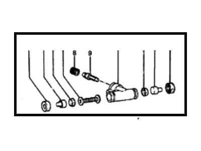 Hyundai Excel Wheel Cylinder - 58330-21321