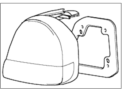 Hyundai 92431-38001 Lens & Housing-Rear Combination Lamp,LH