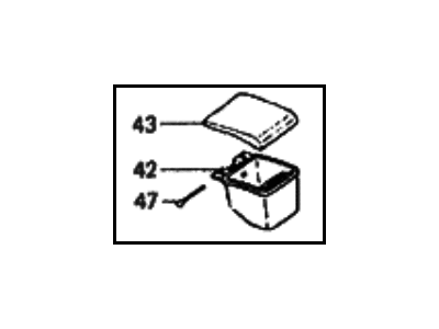 1985 Hyundai Excel Ashtray - 84640-21000-BC